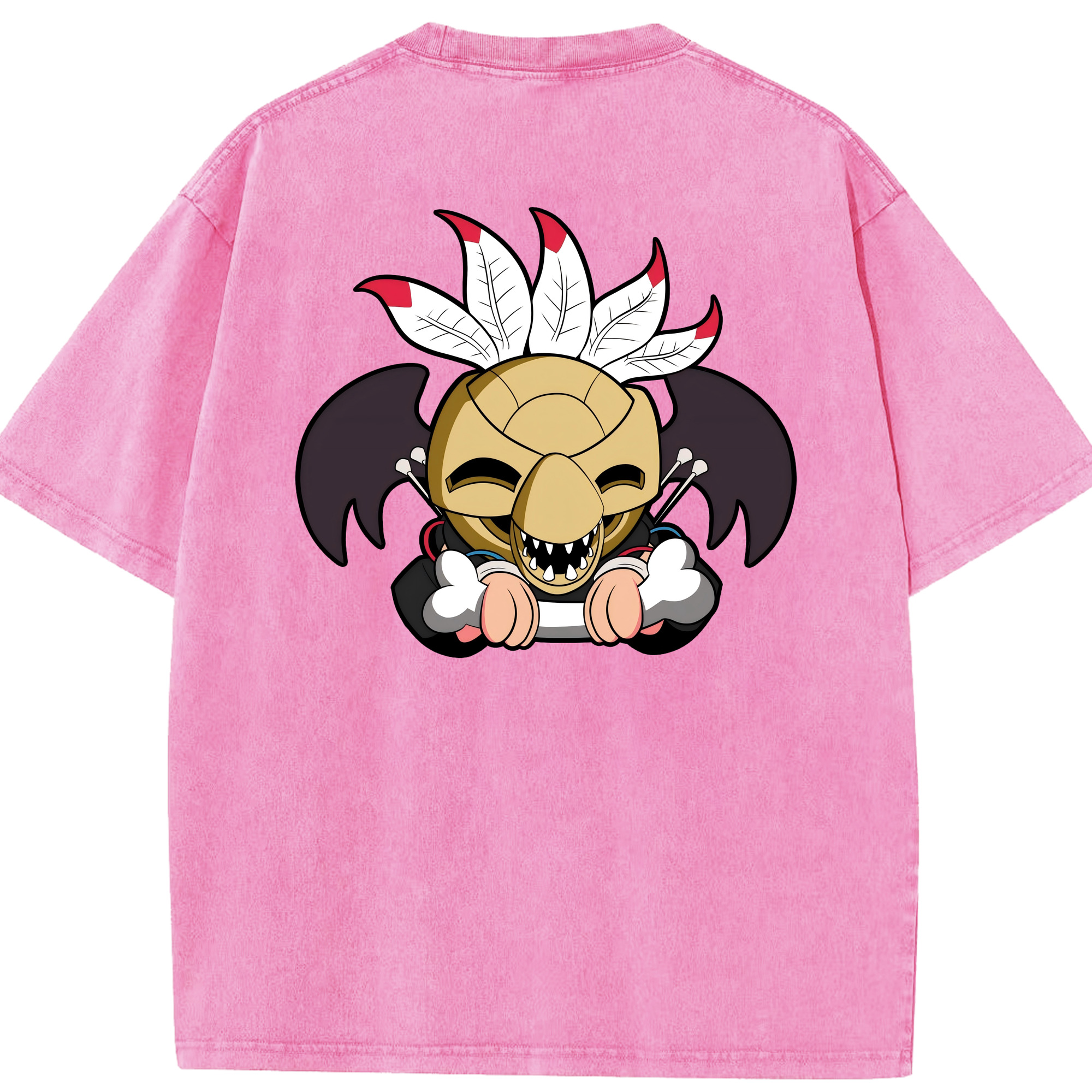 （画像用） ジョジョの奇妙な冒険 JoJo's Bizarre Adventure 綿100% ヴィンテージ風 半袖Tシャツ（背面プリント）